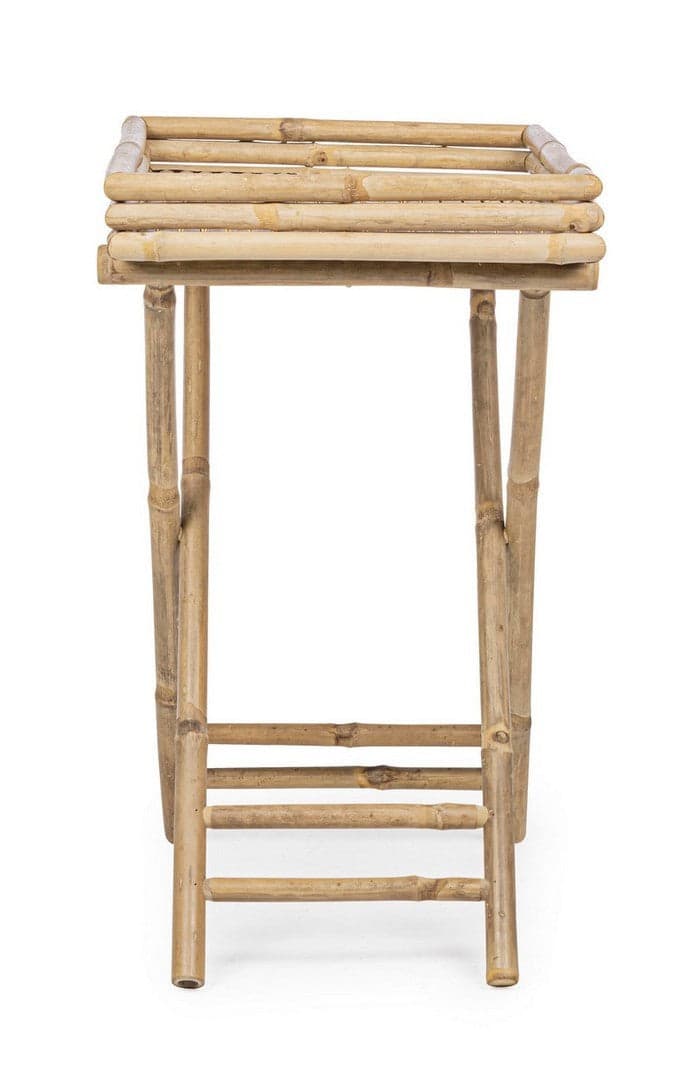 Tavolino pieghevole con vassoio "Joyce" per esterno, in bambù, da 63 x 43 cm Giardino e giardinaggio/Arredamento da giardino e accessori/Tavoli e tavolini/Tavoli standard Decor Space - Altamura, Commerciovirtuoso.it