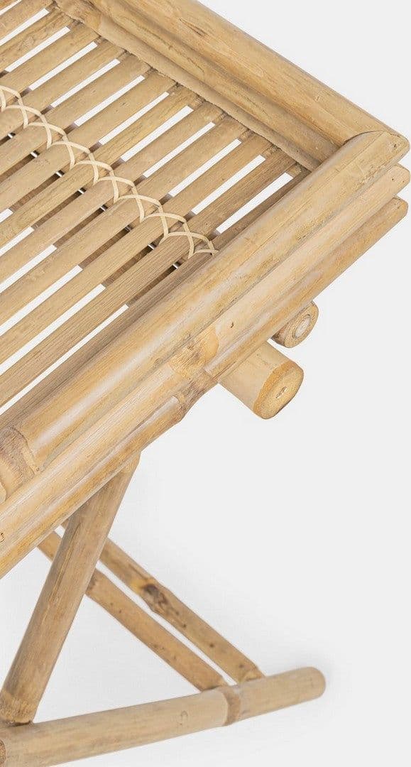 Tavolino pieghevole con vassoio "Joyce" per esterno, in bambù, da 63 x 43 cm Giardino e giardinaggio/Arredamento da giardino e accessori/Tavoli e tavolini/Tavoli standard Decor Space - Altamura, Commerciovirtuoso.it