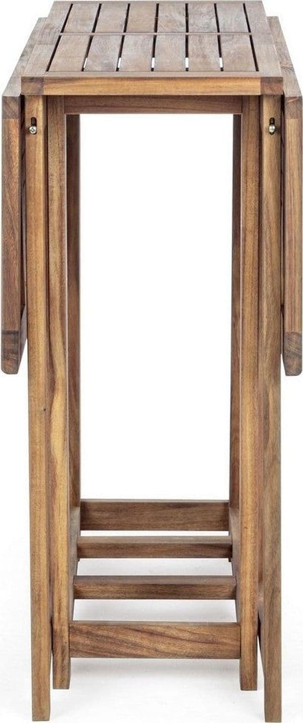 Set tavolo con 4 sedie "Noemi" in legno di acacia, finitura ad olio, per esterno in Tavoli standard Decor Space - Altamura, commercioVirtuoso.it