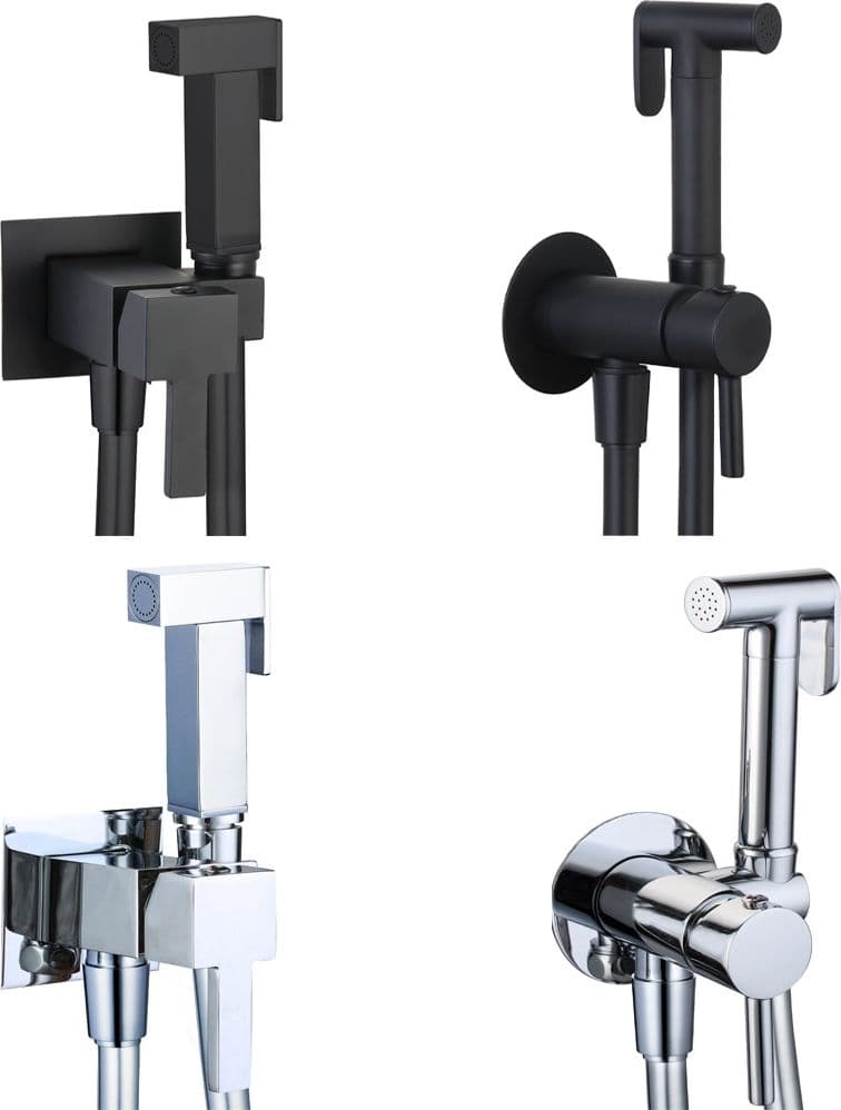 Kit Idroscopino Acqua Calda e fredda Shut-Off Azionamento a Leva Ottone Ogomondo - 19