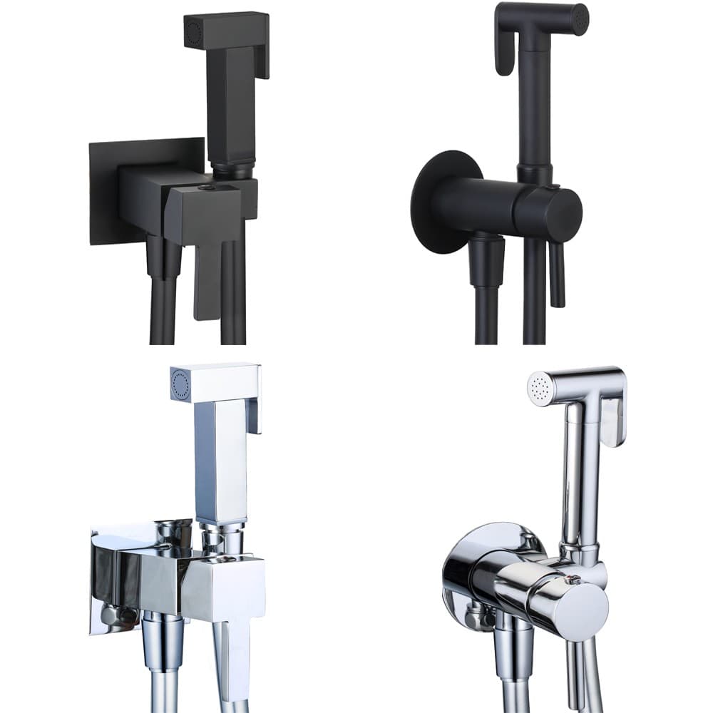Kit Idroscopino Acqua Calda e fredda Shut-Off Azionamento a Leva Ottone Ogomondo - 19