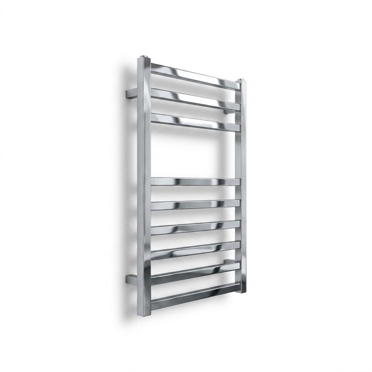 Termoarredo Scaldasalviette Square Cromo Lucido Per Bagno - 3