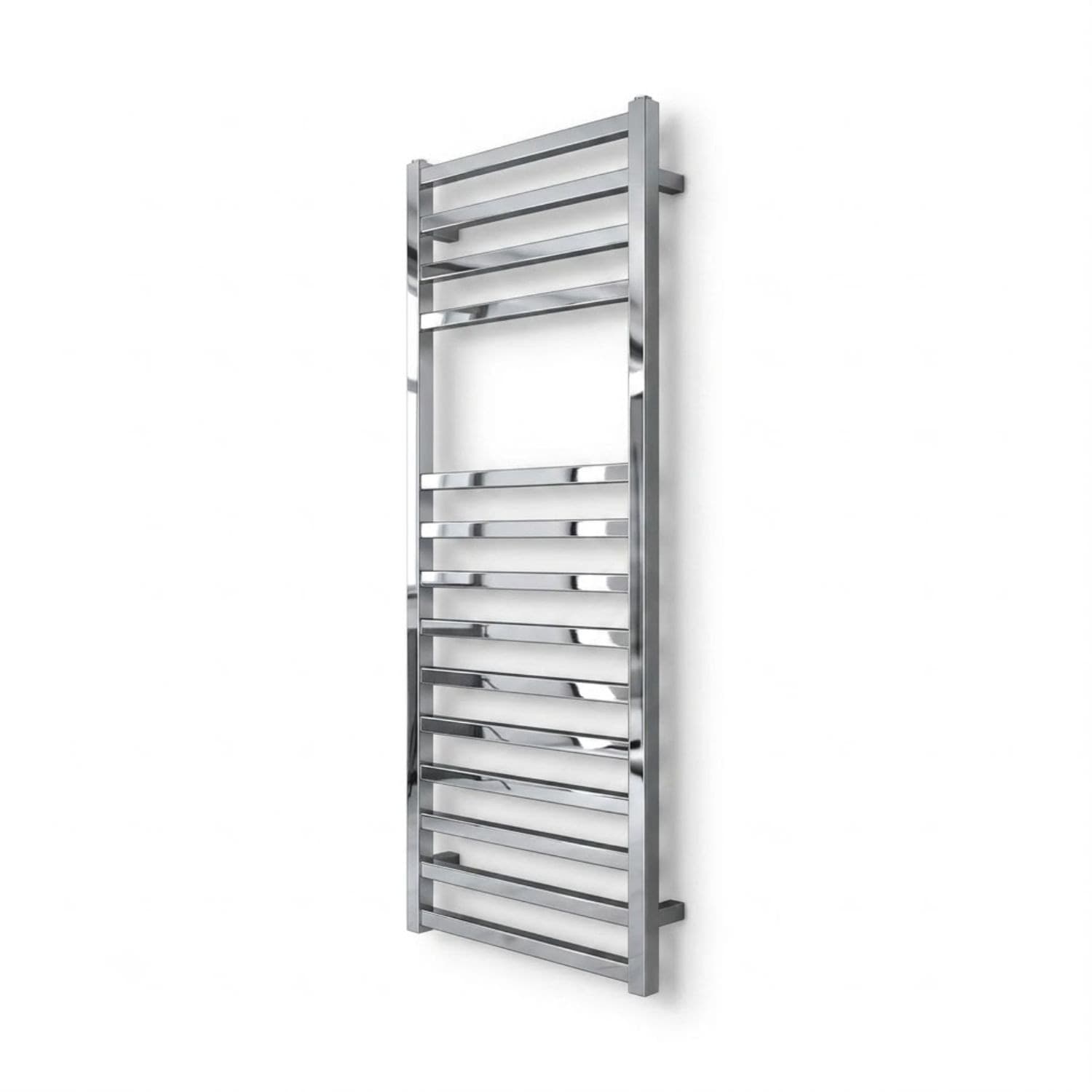 Termoarredo Scaldasalviette Square Cromo Lucido Per Bagno - 25