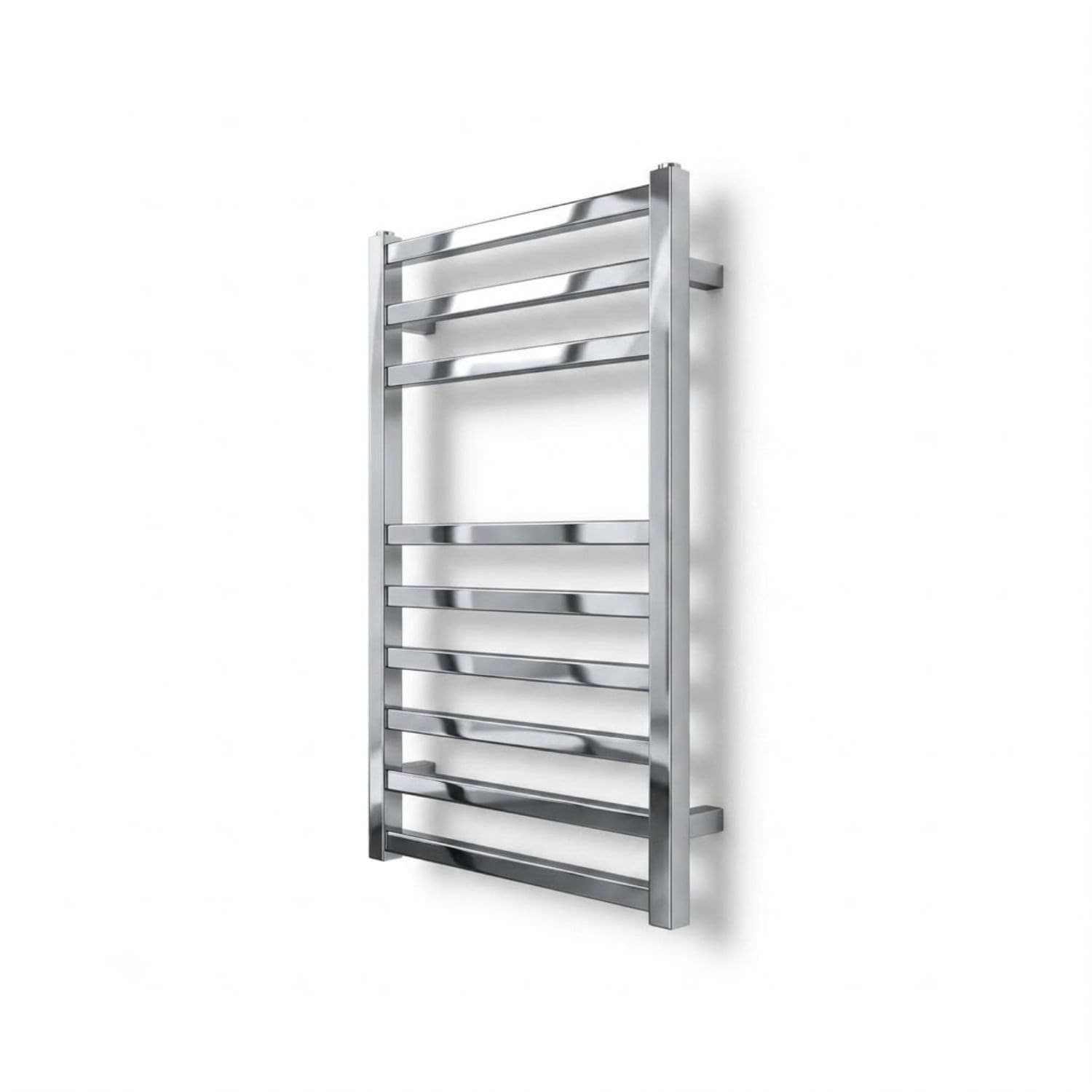 Termoarredo Scaldasalviette Square Cromo Lucido Per Bagno - 4