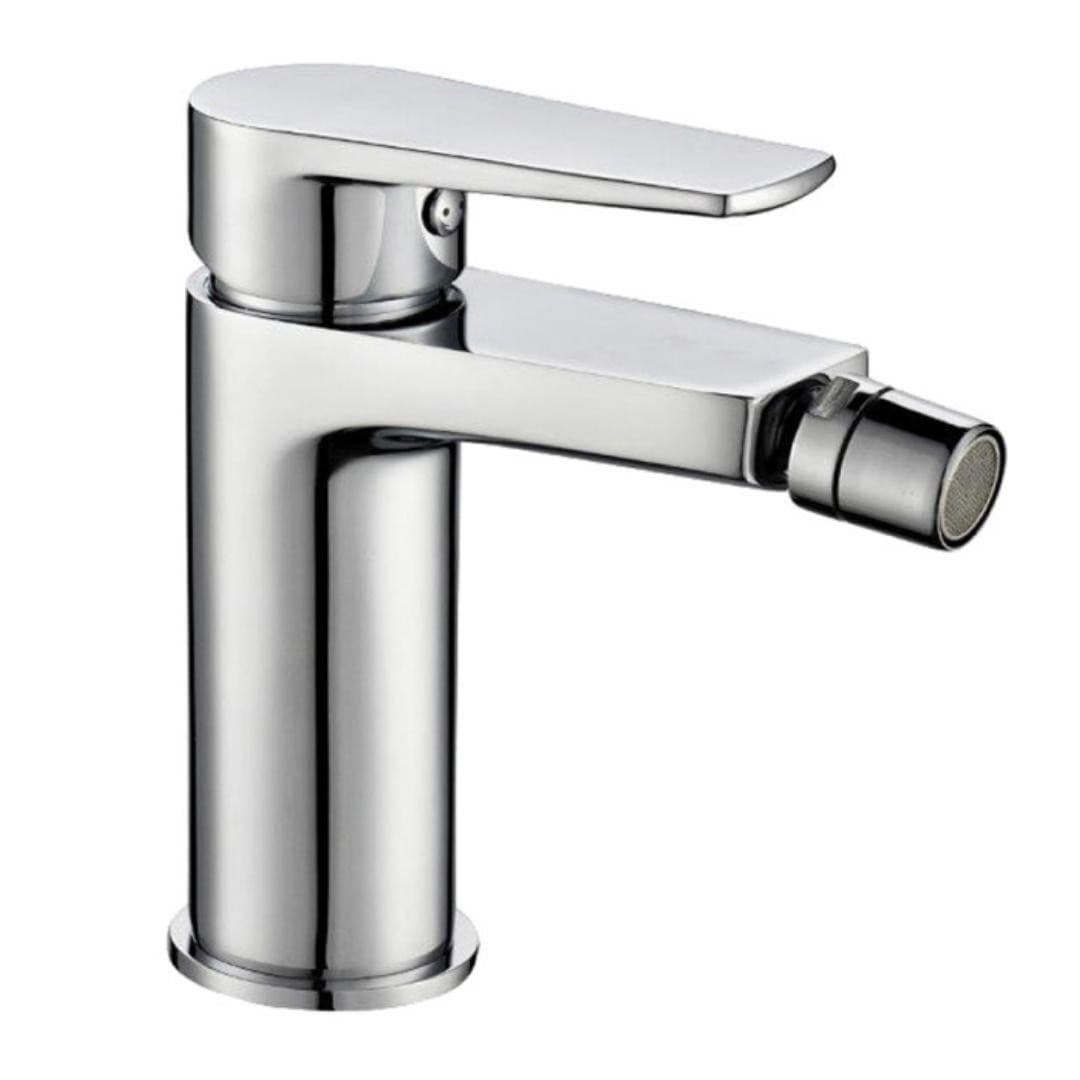Miscelatore Rubinetto Asia per Bidet in Ottone Colore Cromato con Piletta - 6