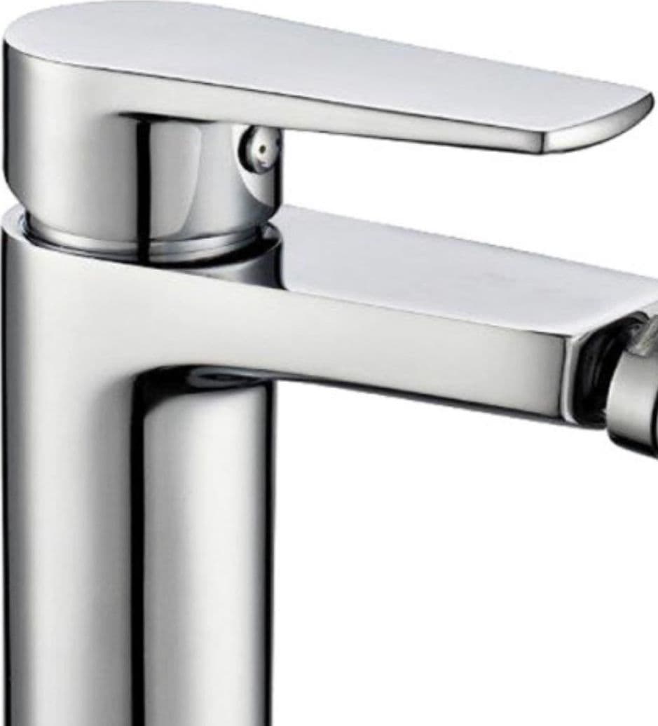 Miscelatore Rubinetto Asia per Bidet in Ottone Colore Cromato con Piletta - 3