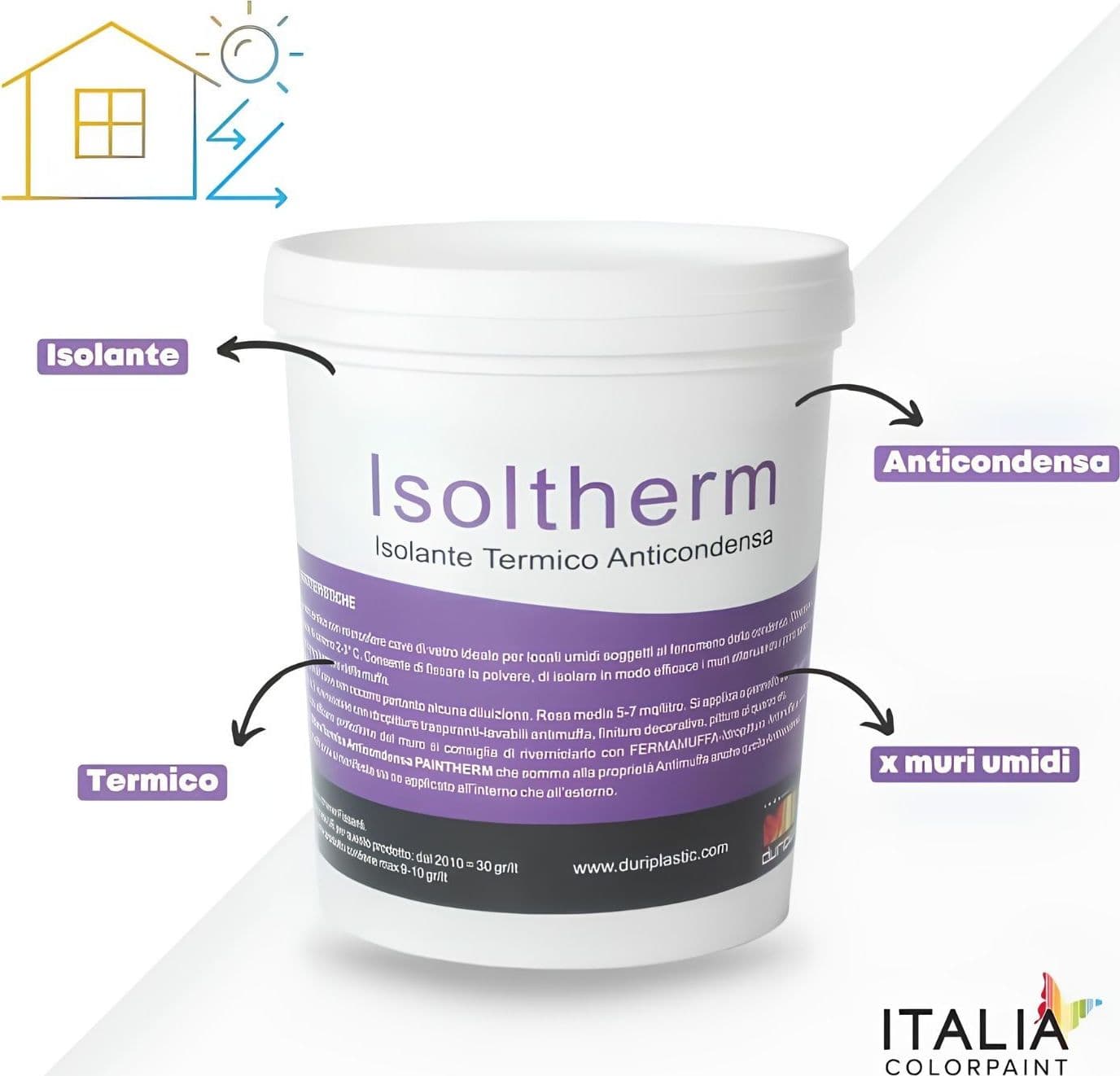 Ciclo Trattamento Muri Antimuffa Isoltherm Fissativo Bioattiva Paintherm - 6