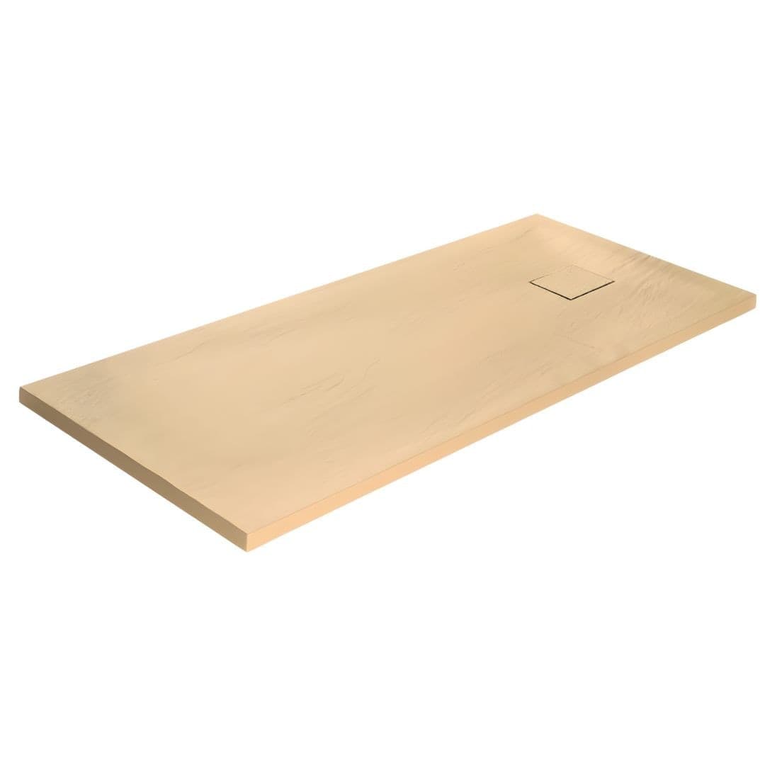 Piatto Doccia Beige Mineral Marmo Resina Antiscivolo h4 cm - 44