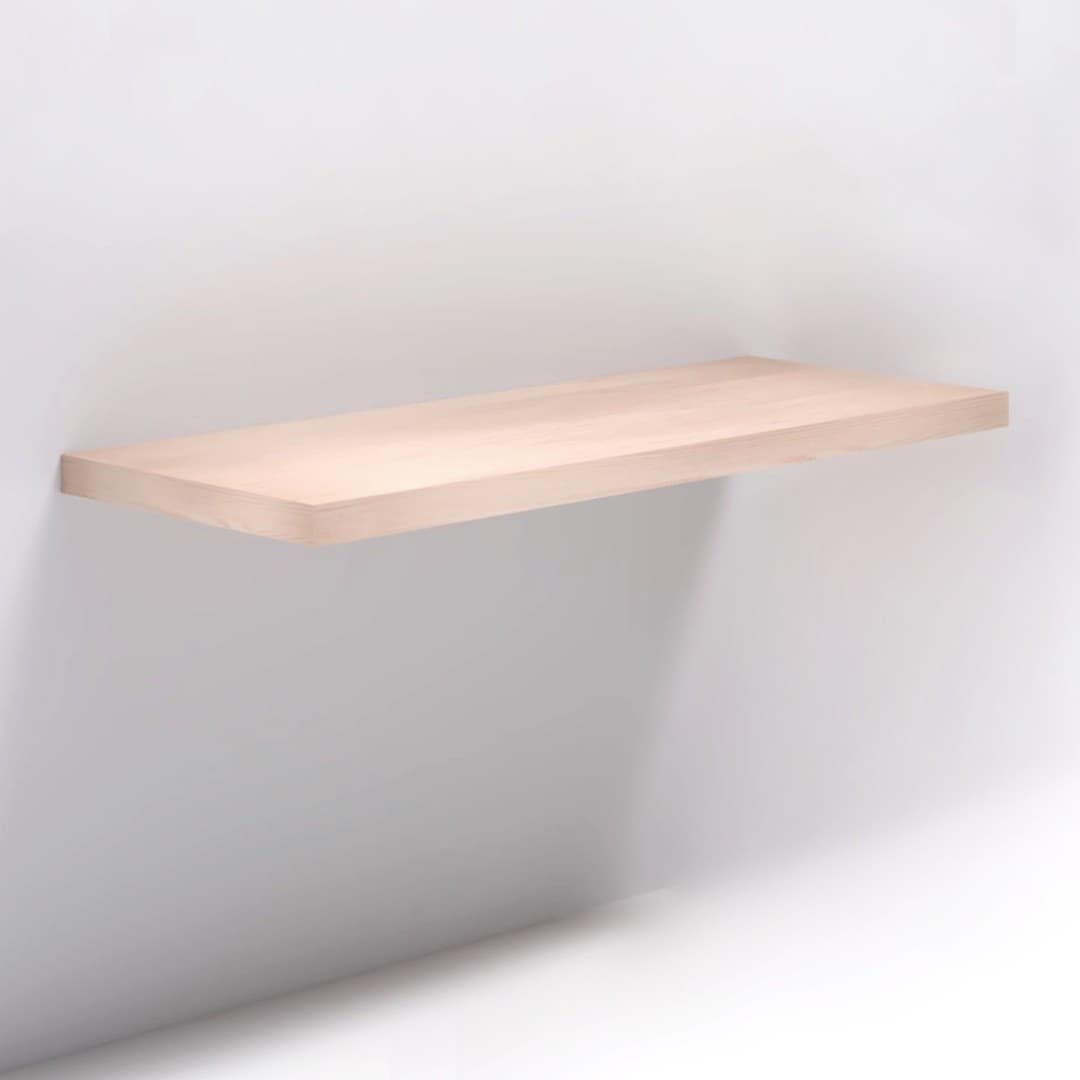 Mensolone in laminato sospeso per lavabi da appoggio arredo bagno MADE IN ITALY - 35