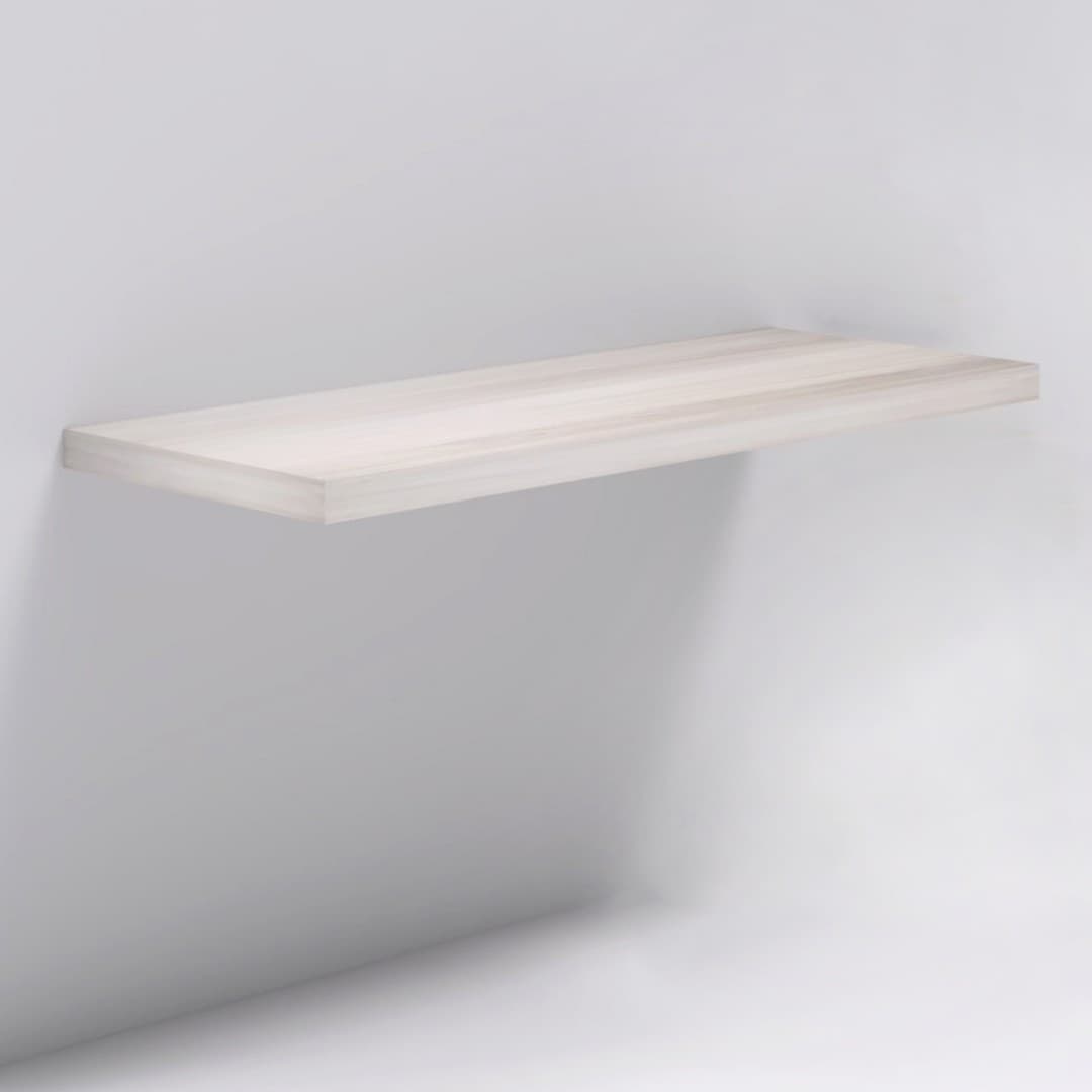 Mensolone in laminato sospeso per lavabi da appoggio arredo bagno MADE IN ITALY - 33