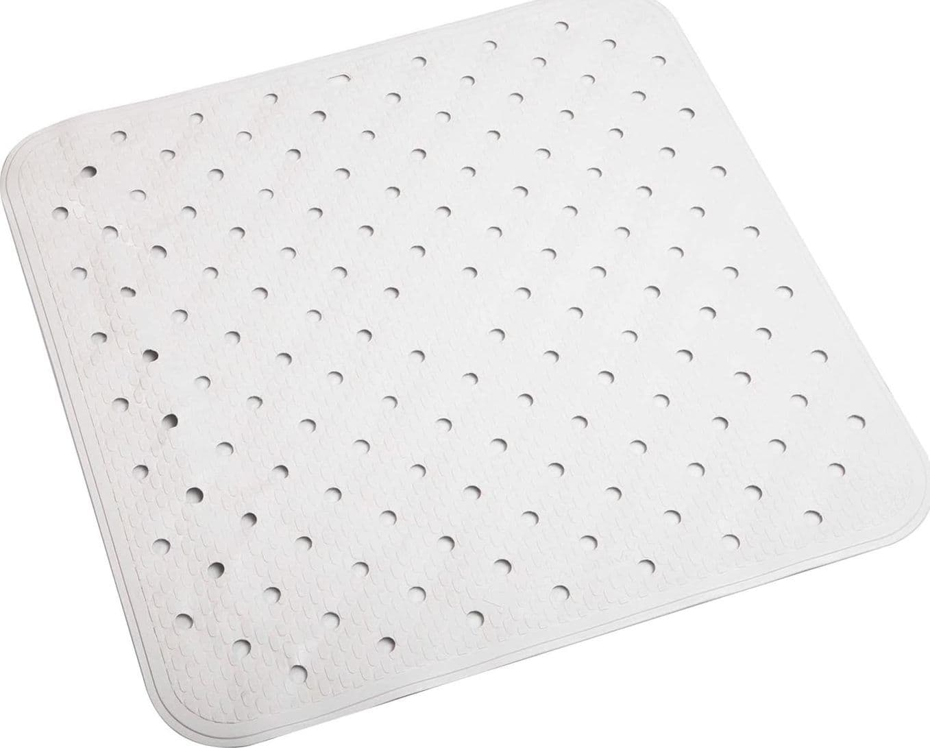 Tappeto Antiscivolo per Doccia Quadrato in Gomma Bianco Pezzi 10 - 2