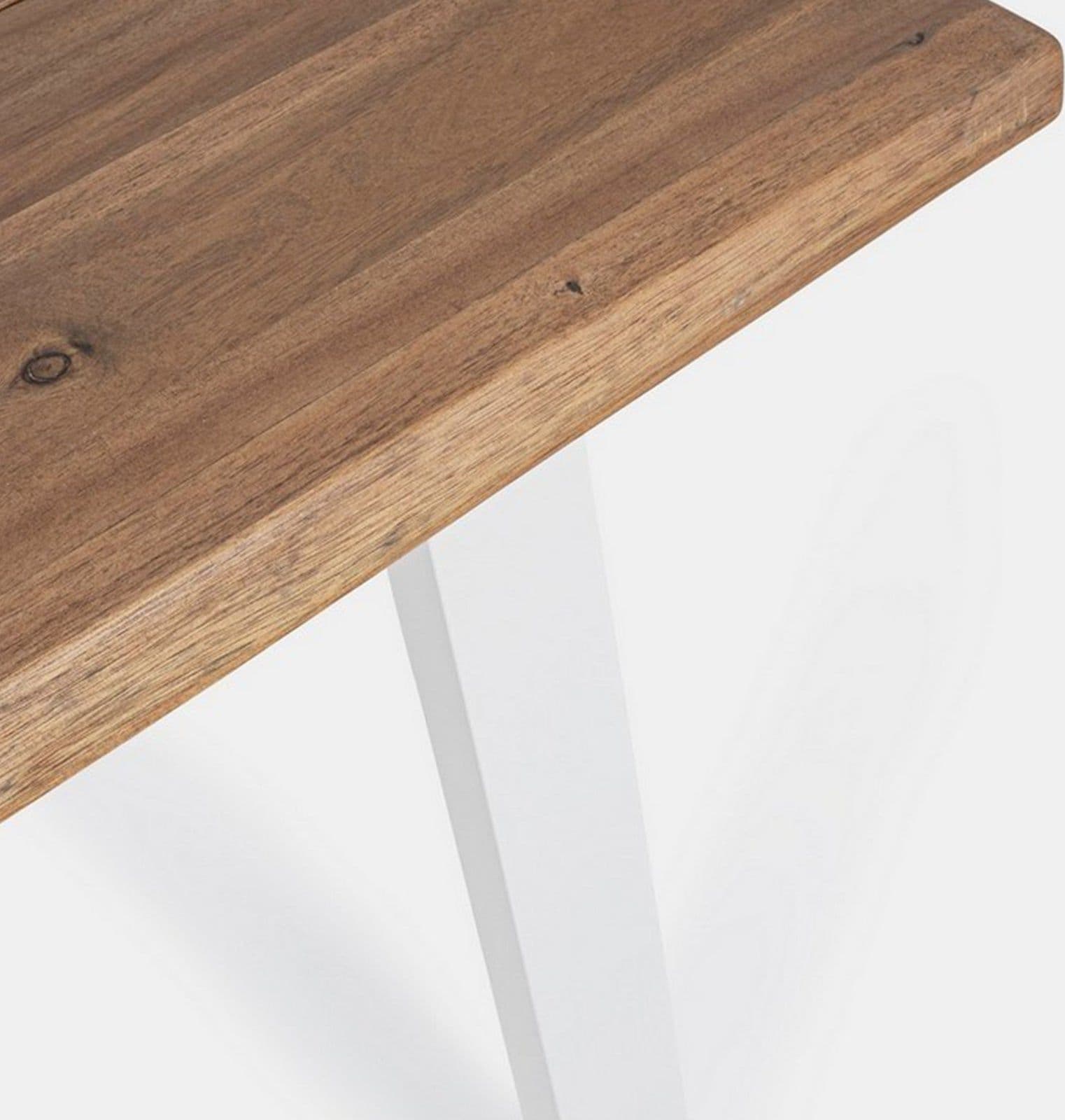 Tavolo fisso "Oslo" in legno di Acacia con piedi in metallo da giardino in Tavoli standard Decor Space - Altamura, commercioVirtuoso.it