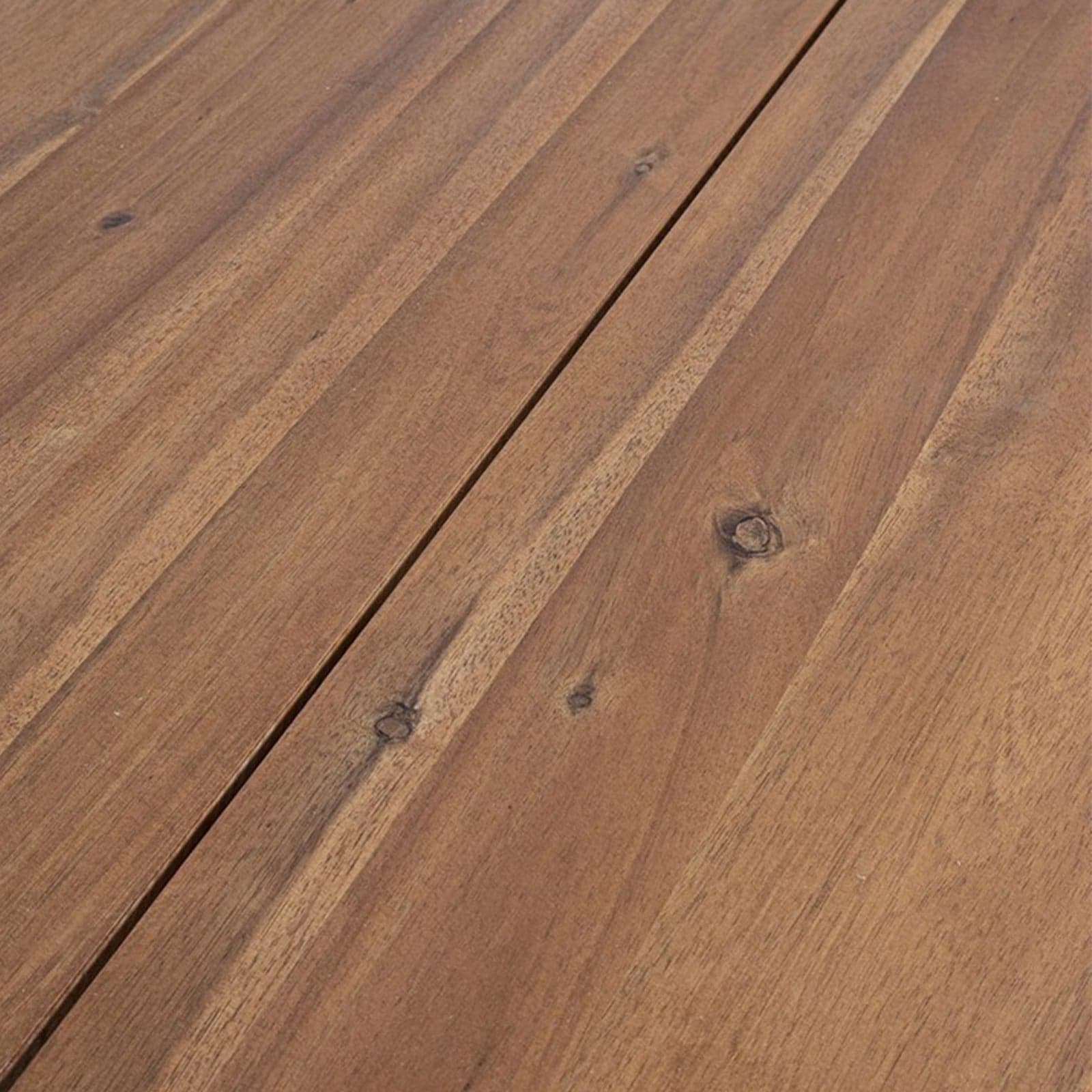 Tavolo fisso "Oslo" in legno di Acacia con piedi in metallo da giardino in Tavoli standard Decor Space - Altamura, commercioVirtuoso.it