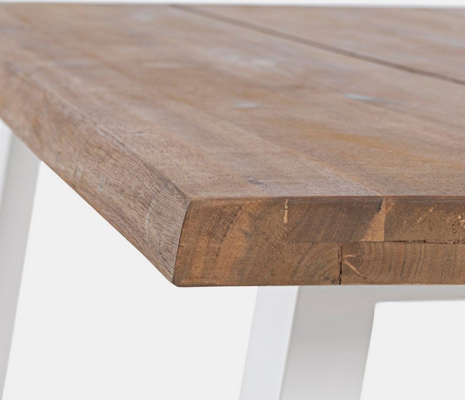 Tavolo fisso "Oslo" in legno di Acacia con piedi in metallo da giardino in Tavoli standard Decor Space - Altamura, commercioVirtuoso.it