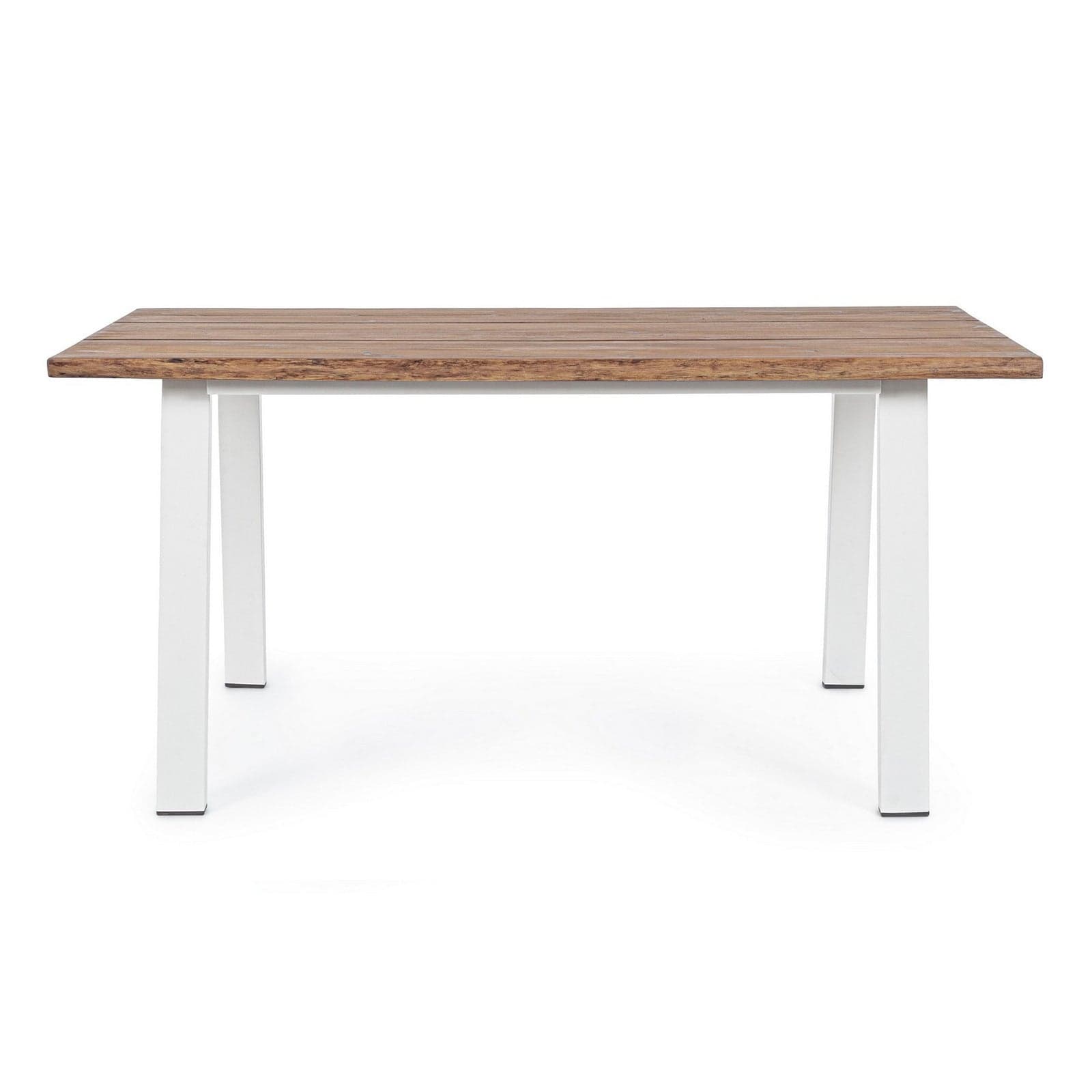 Tavolo fisso "Oslo" in legno di Acacia con piedi in metallo da giardino in Tavoli standard Decor Space - Altamura, commercioVirtuoso.it