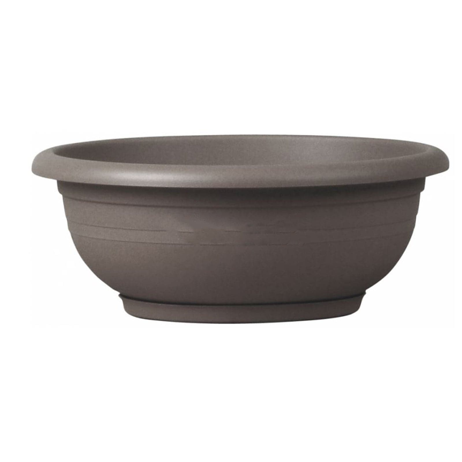 Vaso tondo "Ciotola con sottovaso" da giardino per piante e fiori - 9