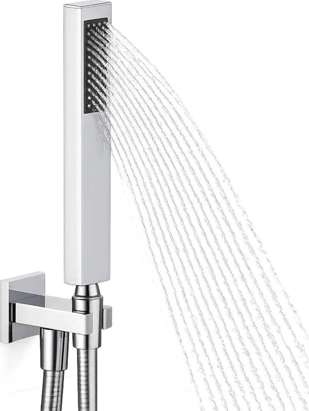 Kit Doccia Rettangolare In Ottone Cromato Elegante E Funzionale - 4