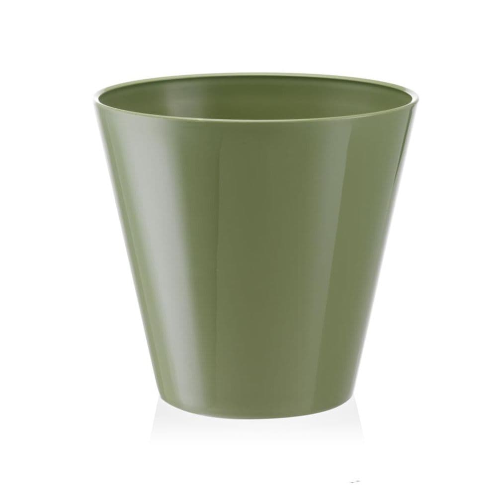 Vaso tondo "Estoril con riserva d'acqua" da esterno e giardino fiori e piante - 24