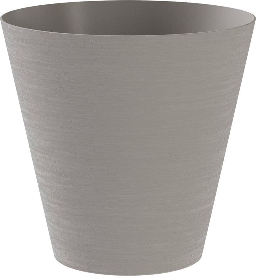 Vaso tondo "Estoril con riserva d'acqua" da esterno e giardino fiori e piante – 16 cm, Corda – Teraplast – pianta