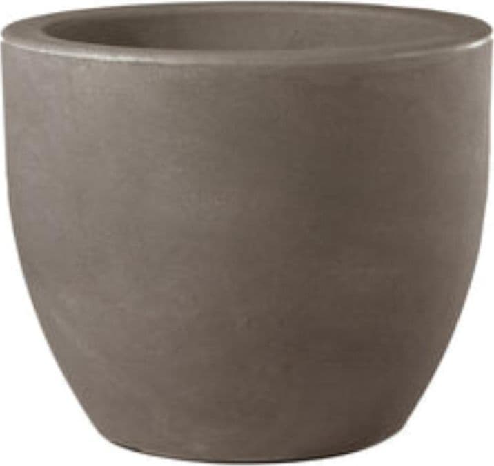 Vaso tondo "Ares" in plastica da esterno per piante e fiori in Vasi tradizionali Decor Space - Altamura, commercioVirtuoso.it