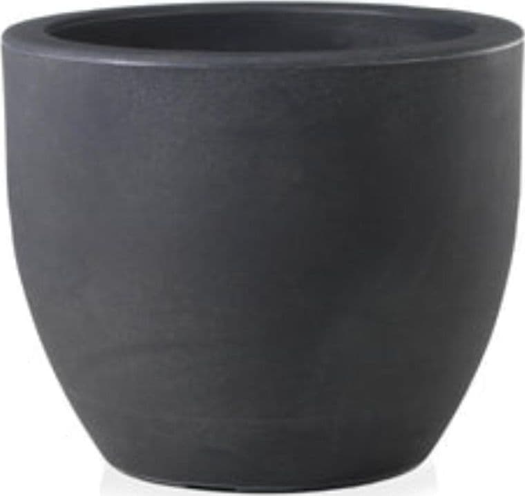 Vaso tondo "Ares" in plastica da esterno per piante e fiori in Vasi tradizionali Decor Space - Altamura, commercioVirtuoso.it