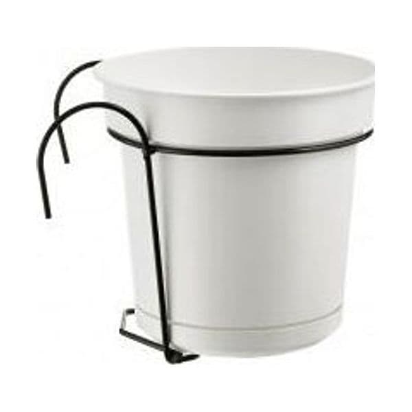 Vaso con Supporto in metallo per balcone "Hydral" per fiori e piante in Vasi tradizionali Decor Space - Altamura, commercioVirtuoso.it