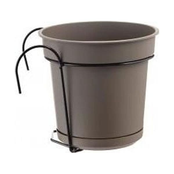 Vaso con Supporto in metallo per balcone "Hydral" per fiori e piante in Vasi tradizionali Decor Space - Altamura, commercioVirtuoso.it
