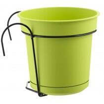 Vaso con Supporto in metallo per balcone "Hydral" per fiori e piante in Vasi tradizionali Decor Space - Altamura, commercioVirtuoso.it