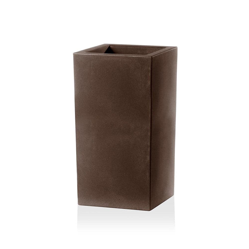 Vaso di design "Cubo Schio Alto" Essential da giardino e balcone per fiori e piante - 13