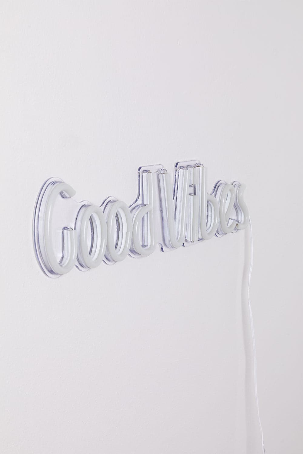 Quadro luminoso "Good Vibes" da parete insegna a led luce blu effetto Neon Casa e cucina/Decorazioni per interni/Arte/Poster e stampe Decor Space - Altamura, Commerciovirtuoso.it
