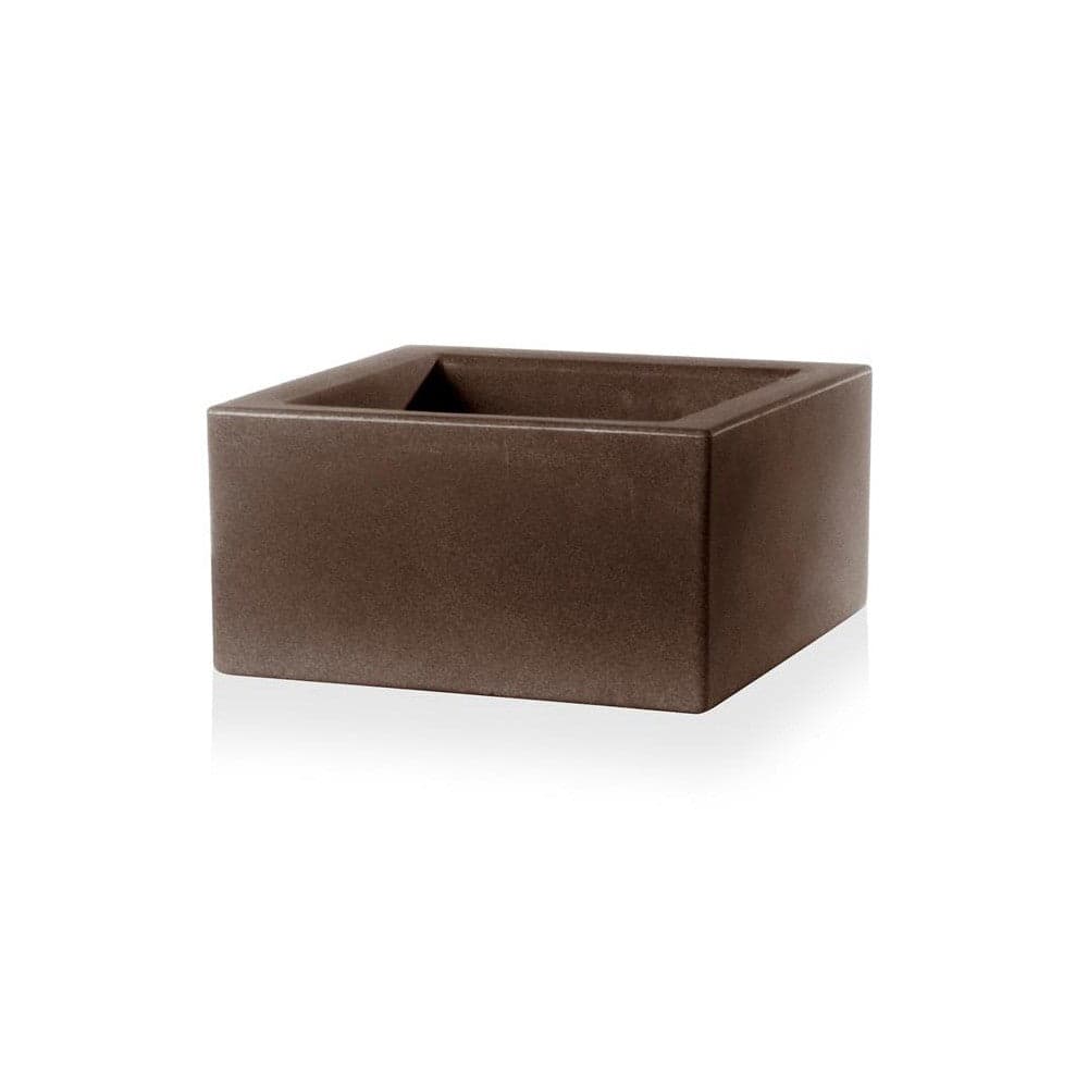 Vaso Moderno "Cubo Schio Basso" Essential in plastica da giardino per fiori e piante in Vasi tradizionali Decor Space - Altamura, commercioVirtuoso.it
