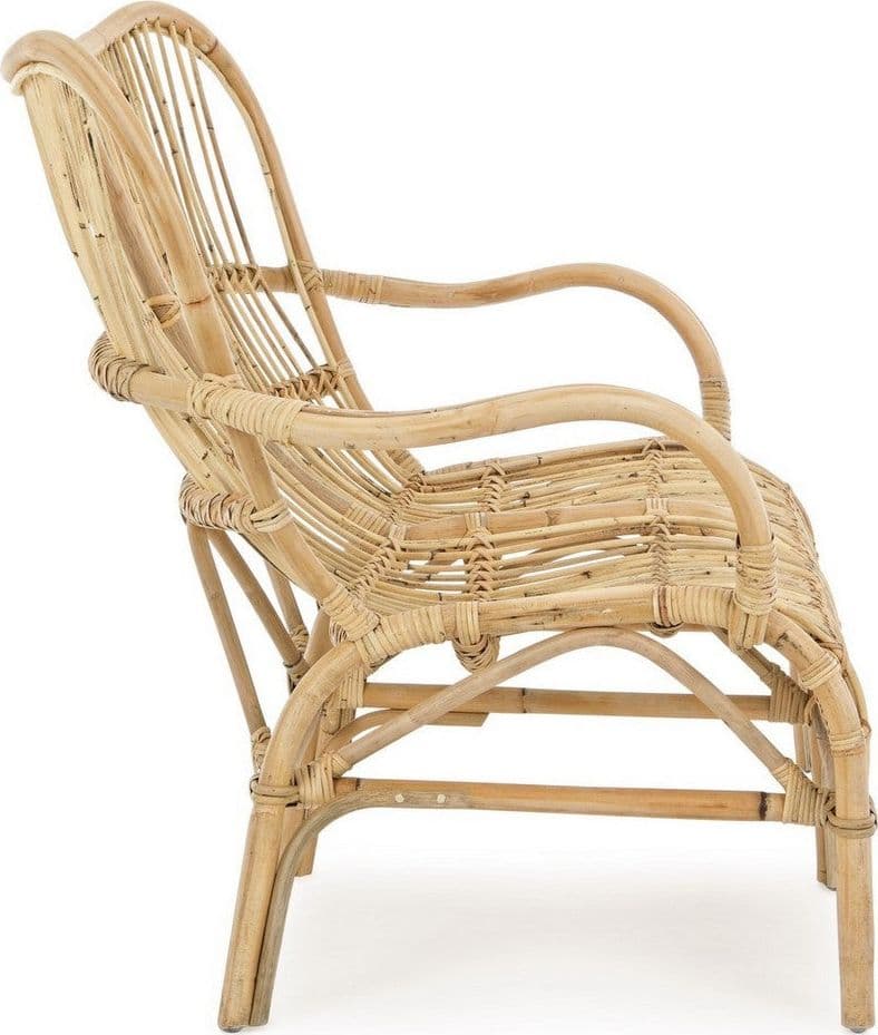 Divano "Clarita" a due posti, struttura in rattan e fibre naturali, per esterno in Divani Decor Space - Altamura, commercioVirtuoso.it