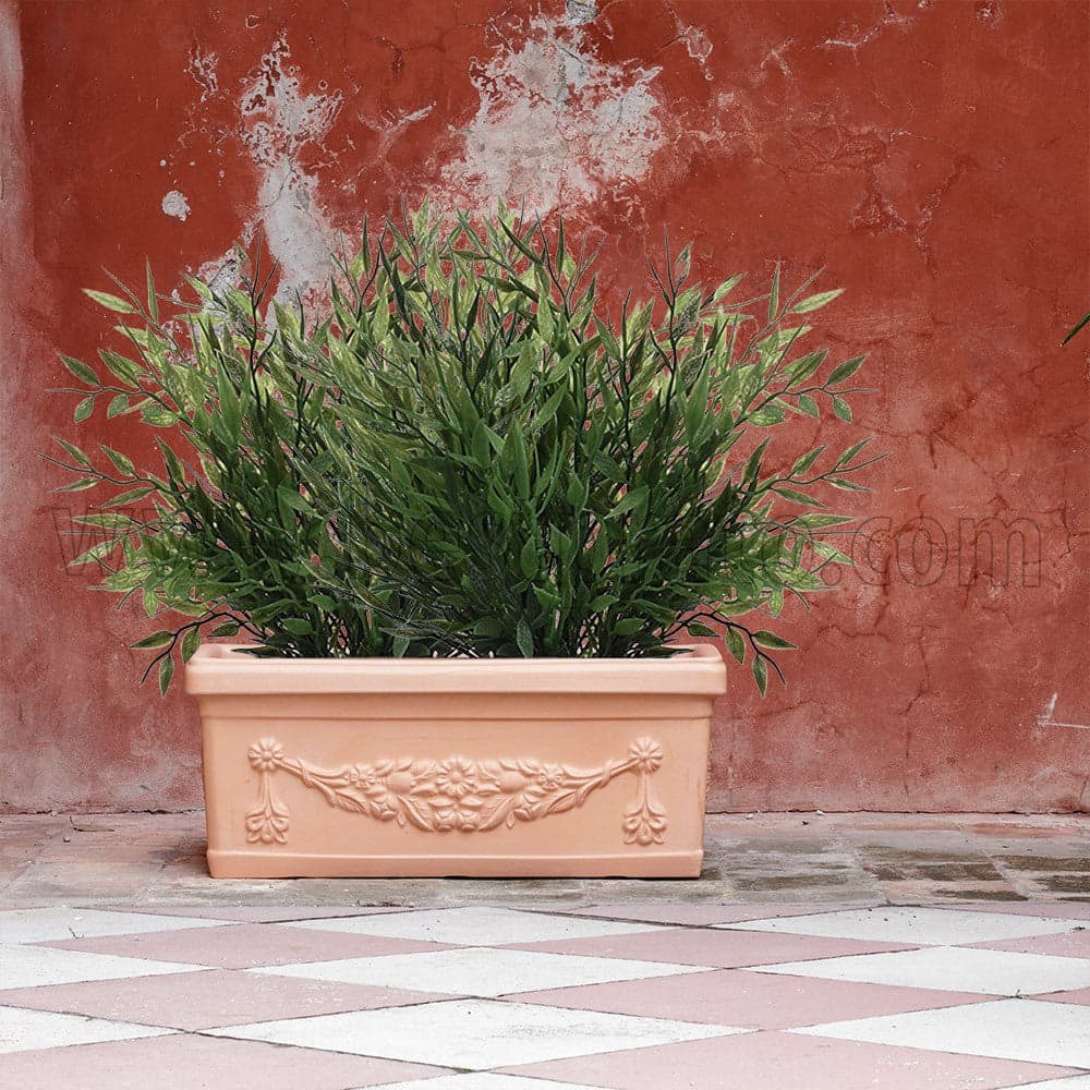 Vaso "Cassetta Leonardo Classic" in plastica da esterno per fiori e piante. Giardino e giardinaggio/Attrezzi da giardino e attrezzature per l'irrigazione/Vasi e accessori per piante/Vasi tradizionali Decor Space - Altamura, Commerciovirtuoso.it