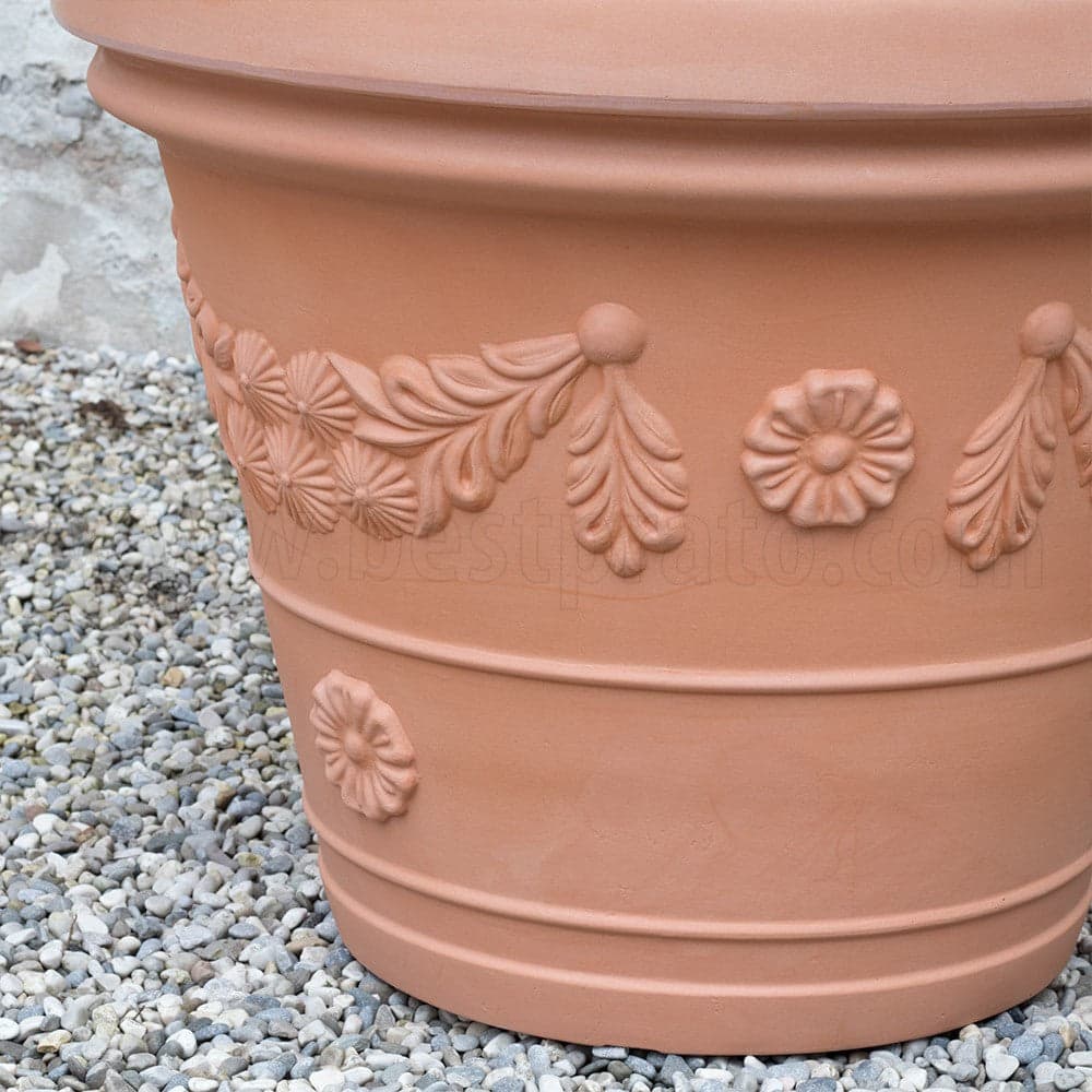 Vaso "Festonato Classic" in plastica da giardino per fiori e piante in Vasi tradizionali Decor Space - Altamura, commercioVirtuoso.it