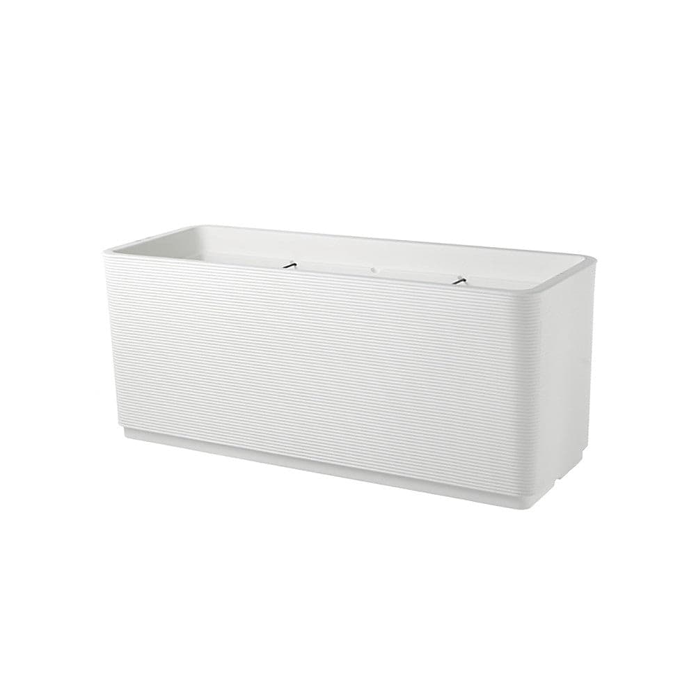 Cassa Fioriera "Indy" in plastica da esterno per fiori e piante 98 cm Giardino e giardinaggio/Attrezzi da giardino e attrezzature per l'irrigazione/Vasi e accessori per piante/Vasi tradizionali Decor Space - Altamura, Commerciovirtuoso.it
