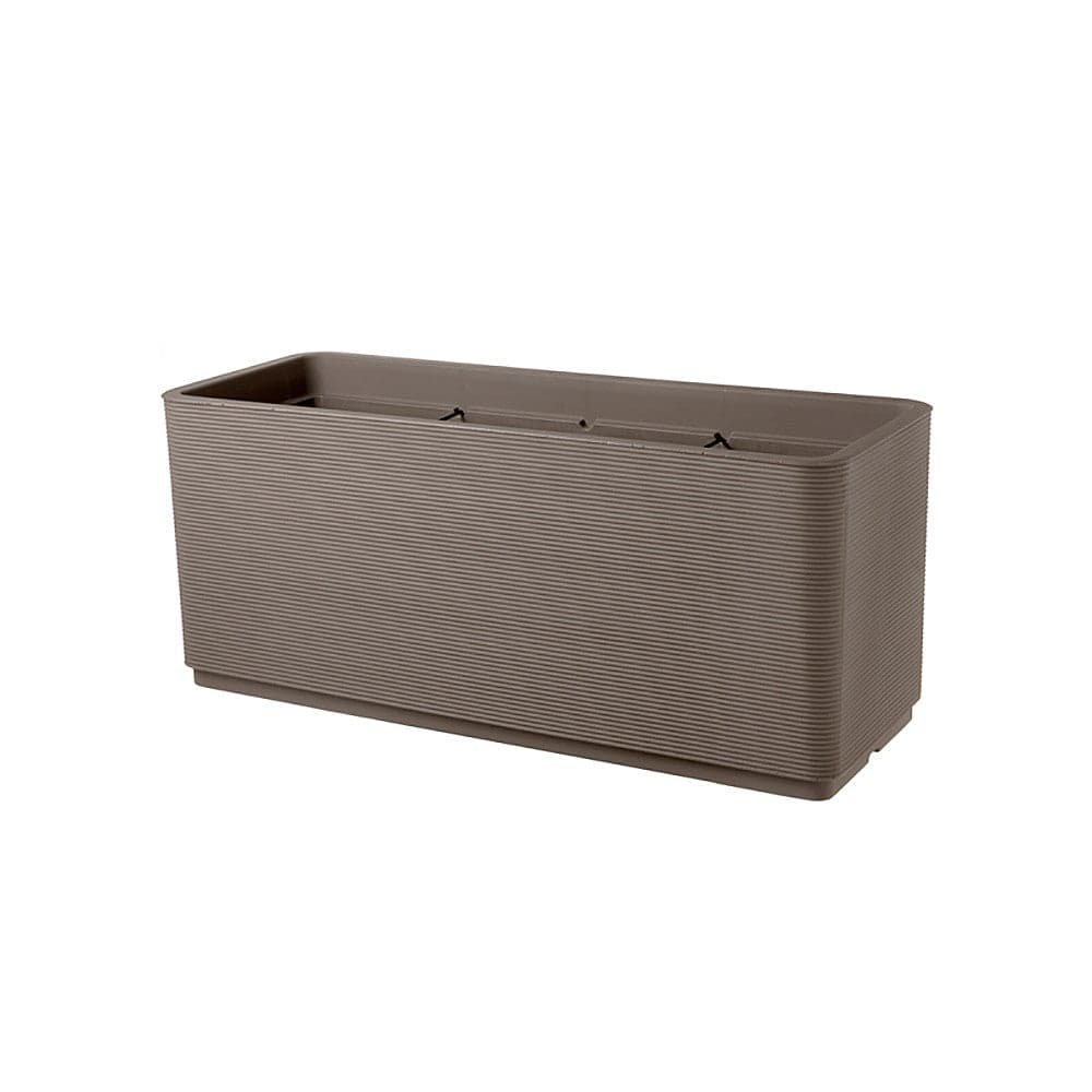 Cassa Fioriera "Indy" in plastica da esterno per fiori e piante 98 cm Giardino e giardinaggio/Attrezzi da giardino e attrezzature per l'irrigazione/Vasi e accessori per piante/Vasi tradizionali Decor Space - Altamura, Commerciovirtuoso.it