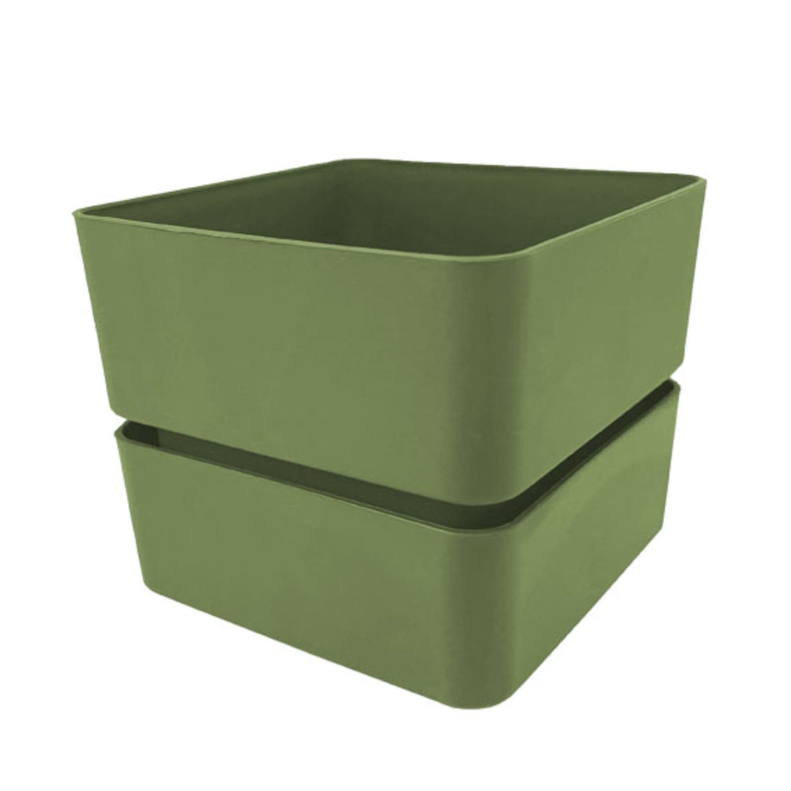 Vaso quadrato "Veleta" in Plastica da esterno e giardino per piante e fiori - 26