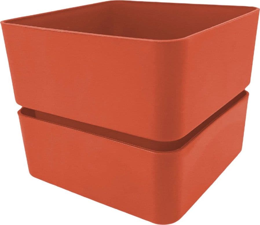Vaso quadrato "Veleta" in Plastica da esterno e giardino per piante e fiori in Vasi tradizionali Decor Space - Altamura, commercioVirtuoso.it