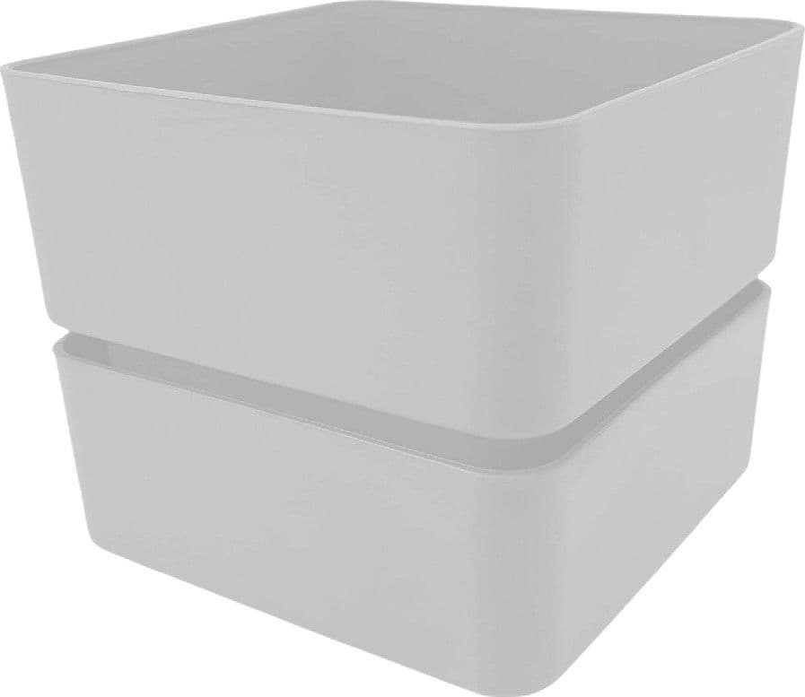 Vaso quadrato "Veleta" in Plastica da esterno e giardino per piante e fiori in Vasi tradizionali Decor Space - Altamura, commercioVirtuoso.it