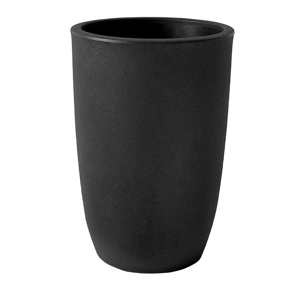 Vaso tondo "Meti" in plastica da esterno per piante e fiori in Vasi tradizionali Decor Space - Altamura, commercioVirtuoso.it
