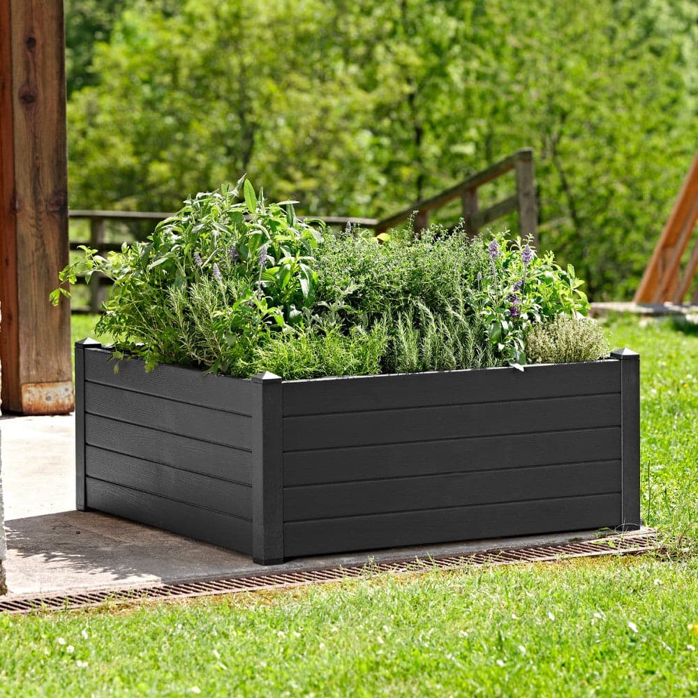 Vaso quadrato "Trama 003" In plastica da esterno e giardino per fiori e piante Giardino e giardinaggio/Attrezzi da giardino e attrezzature per l'irrigazione/Vasi e accessori per piante/Vasi tradizionali Decor Space - Altamura, Commerciovirtuoso.it