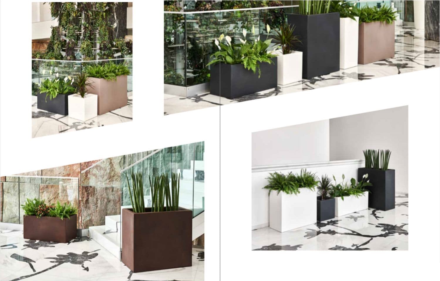 Vaso Moderno "Cubo Schio" Essential in plastica da giardino per fiori e piante in Vasi tradizionali Decor Space - Altamura, commercioVirtuoso.it