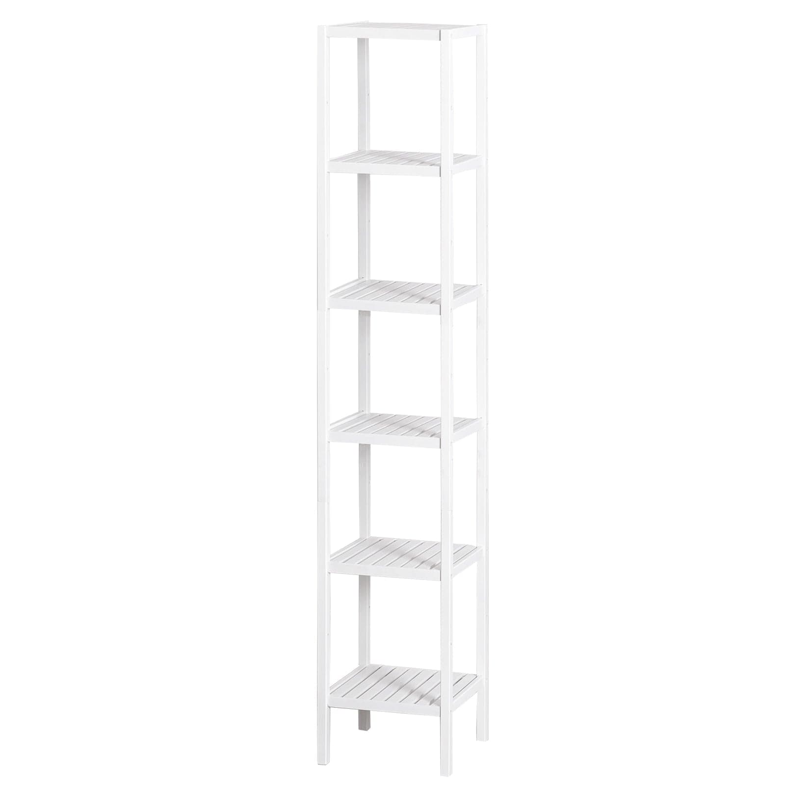 Mobiletto multiuso con ripiani scaffale moderno in legno Bianco in Cassettiere Decor Space - Altamura, commercioVirtuoso.it