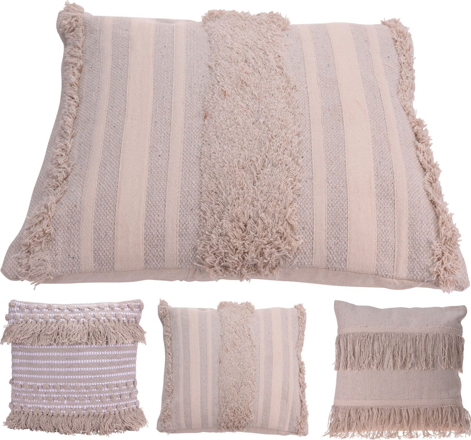 Cuscino imbottito in cotone decorativo per divano sfoderabile 45 x 45 cm in Cuscini per divani Decor Space - Altamura, commercioVirtuoso.it