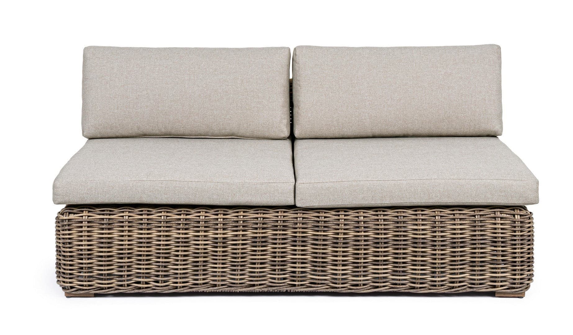Divano "Coraline" a due posti, struttura in alluminio, per esterno, cuscini seduta e schienale sfoderabili in Divani Decor Space - Altamura, commercioVirtuoso.it