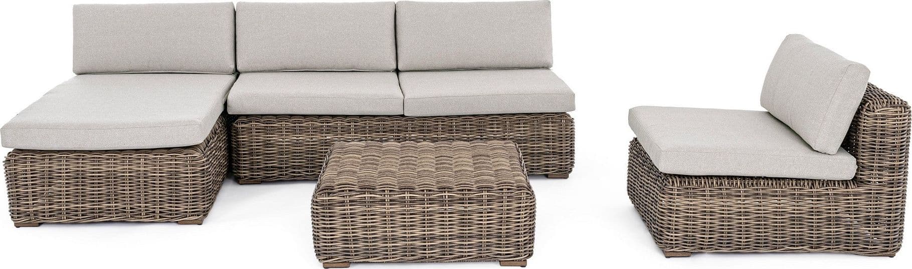 Divano "Coraline" a due posti, struttura in alluminio, per esterno, cuscini seduta e schienale sfoderabili Giardino e giardinaggio/Arredamento da giardino e accessori/Divani Decor Space - Altamura, Commerciovirtuoso.it