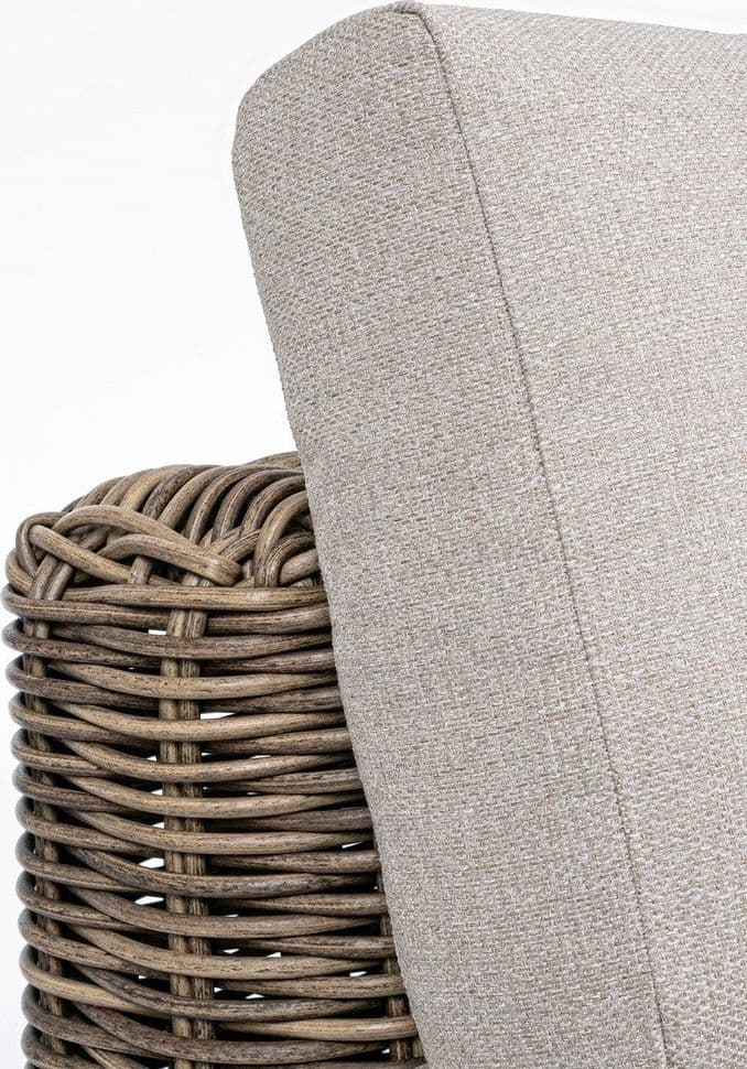 Divano "Coraline" a due posti, struttura in alluminio, per esterno, cuscini seduta e schienale sfoderabili Giardino e giardinaggio/Arredamento da giardino e accessori/Divani Decor Space - Altamura, Commerciovirtuoso.it