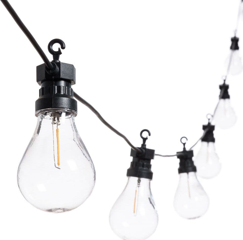 Catena prolungabile, lampadine con filamenti luce calda cordoniera per esterni in Lanterne Decor Space - Altamura, commercioVirtuoso.it