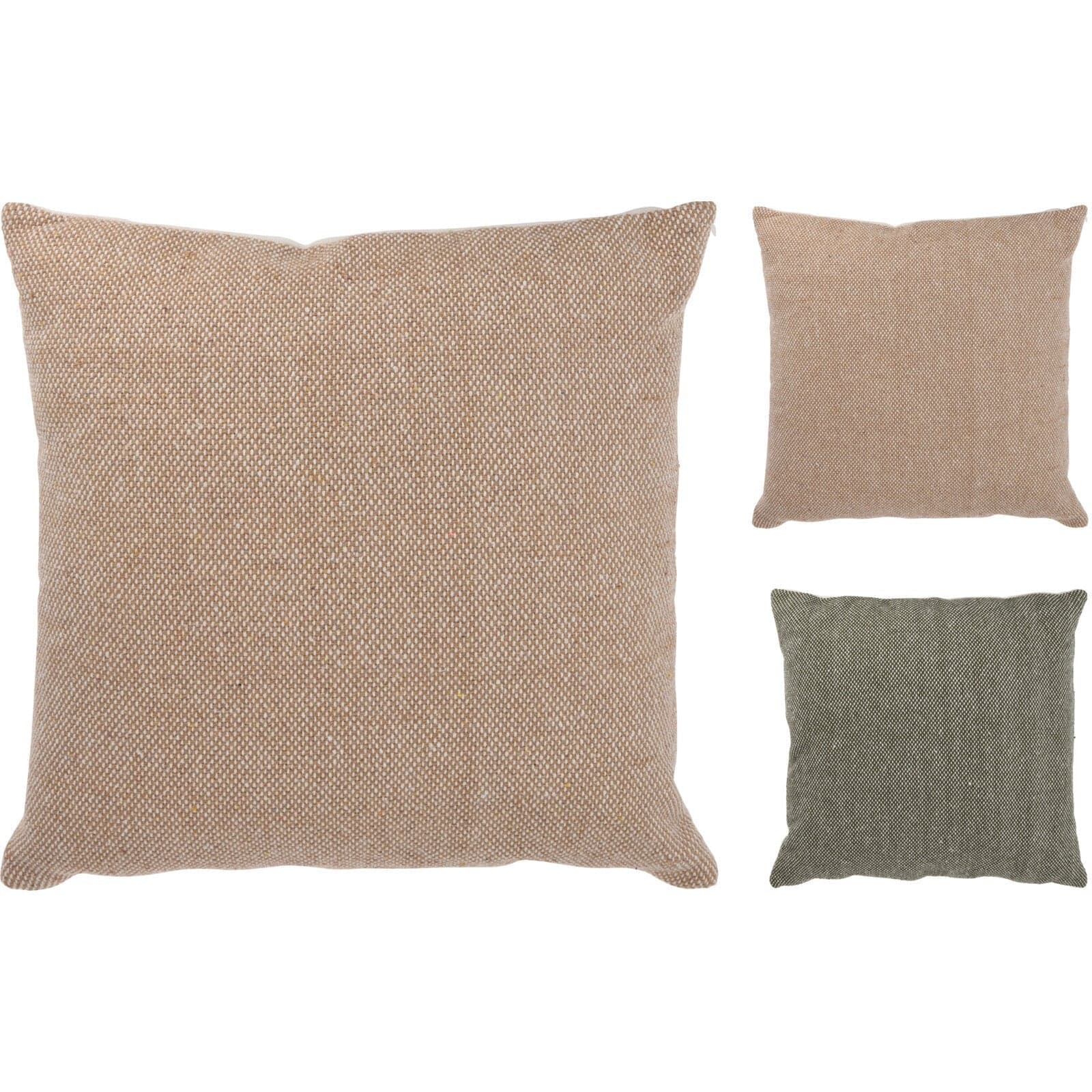 Cuscino imbottito decorativo in cotone per divano sfoderabile 45 x 45 cm in Cuscini per divani Decor Space - Altamura, commercioVirtuoso.it