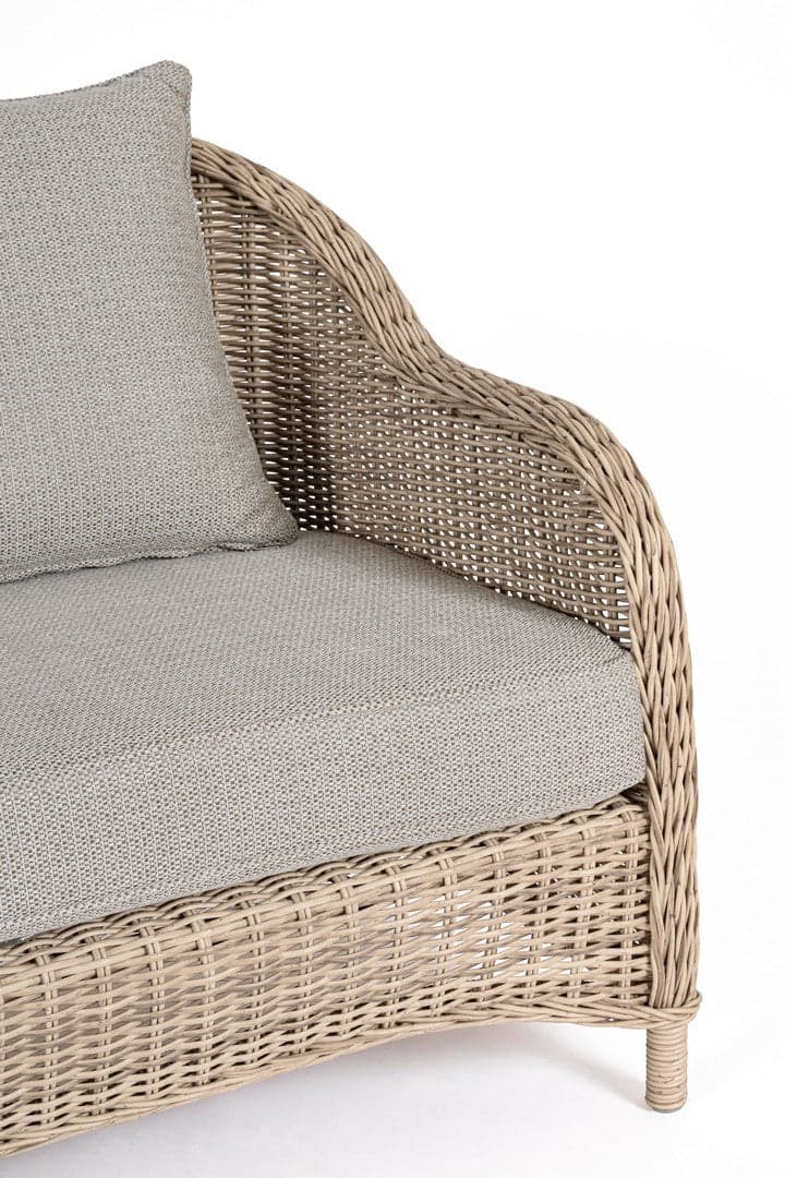 Divano "Aditya New" a tre posti, con cuscini comodi e sfoderabili, in fibra sintetica Giardino e giardinaggio/Arredamento da giardino e accessori/Divani Decor Space - Altamura, Commerciovirtuoso.it